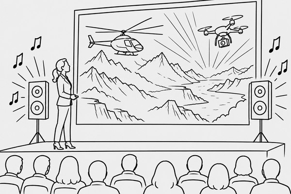 Das Video kostete viel Geld – und flog aus der Rede